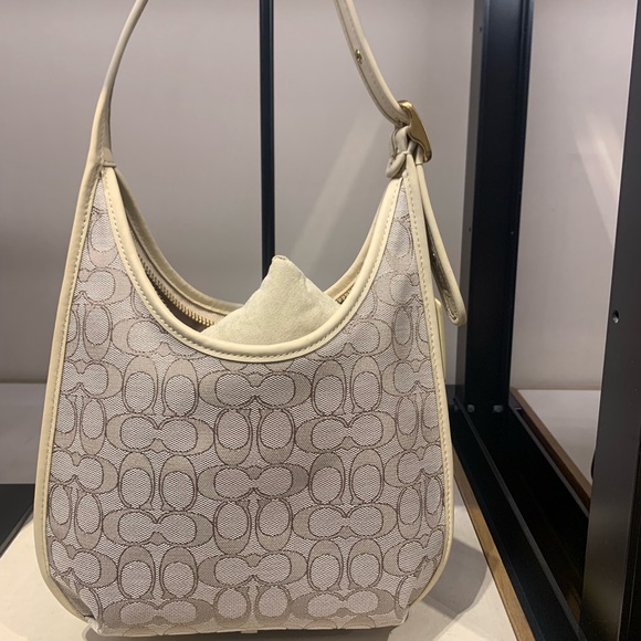 AUTHENTIC Ergo Shoulder Bag In Signature Jacquard - Picture 2 of 5